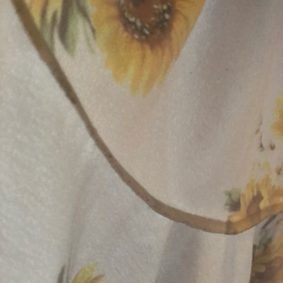 Angashion Summer Sunflower Dress Size Small - Picture 7 of 9